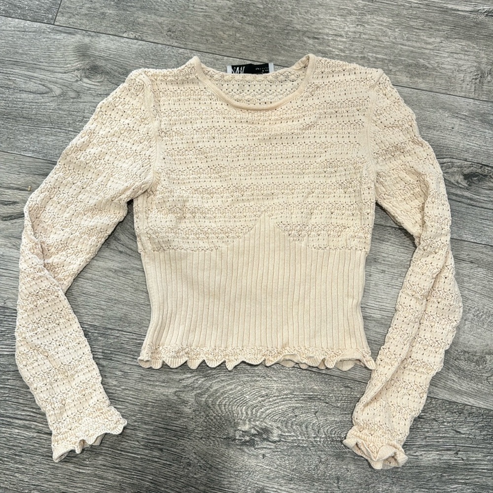Zara knit top